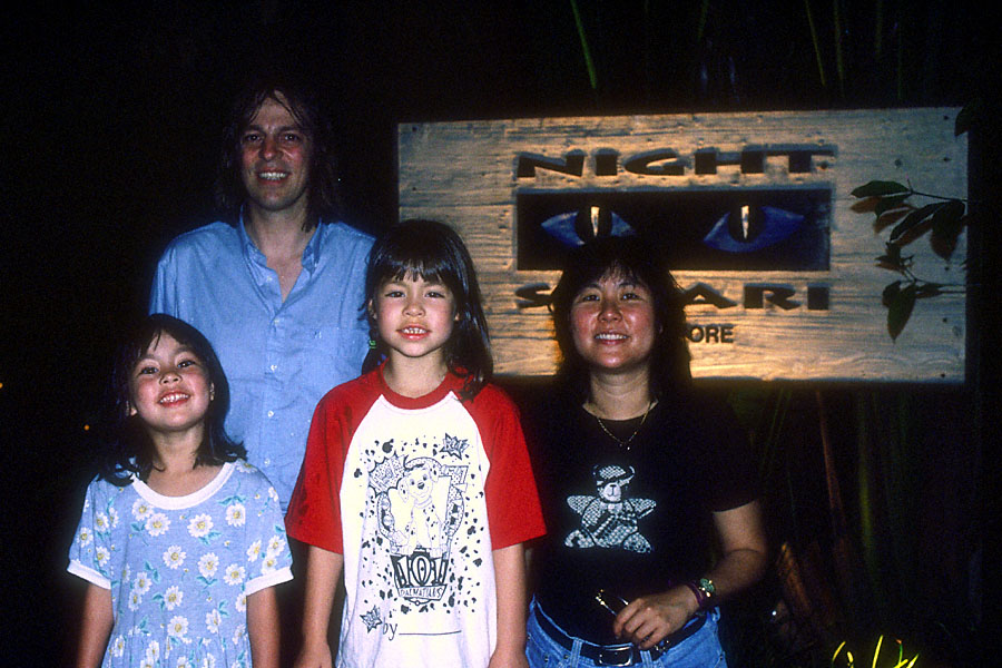 family at the night safari
