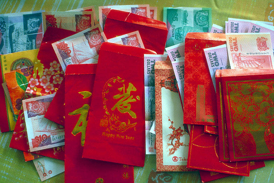 the take: wmw's ang pows (hong baos) (red packets) at the close of chinese new year