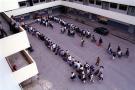 blur as sotong: first-day enlistees queue at the company line