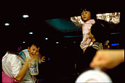 wong seng chak & wong oi yin at window with in-law